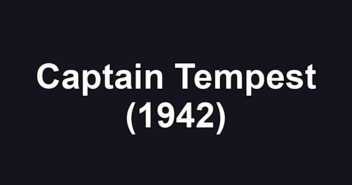 Captain Tempest (1942)