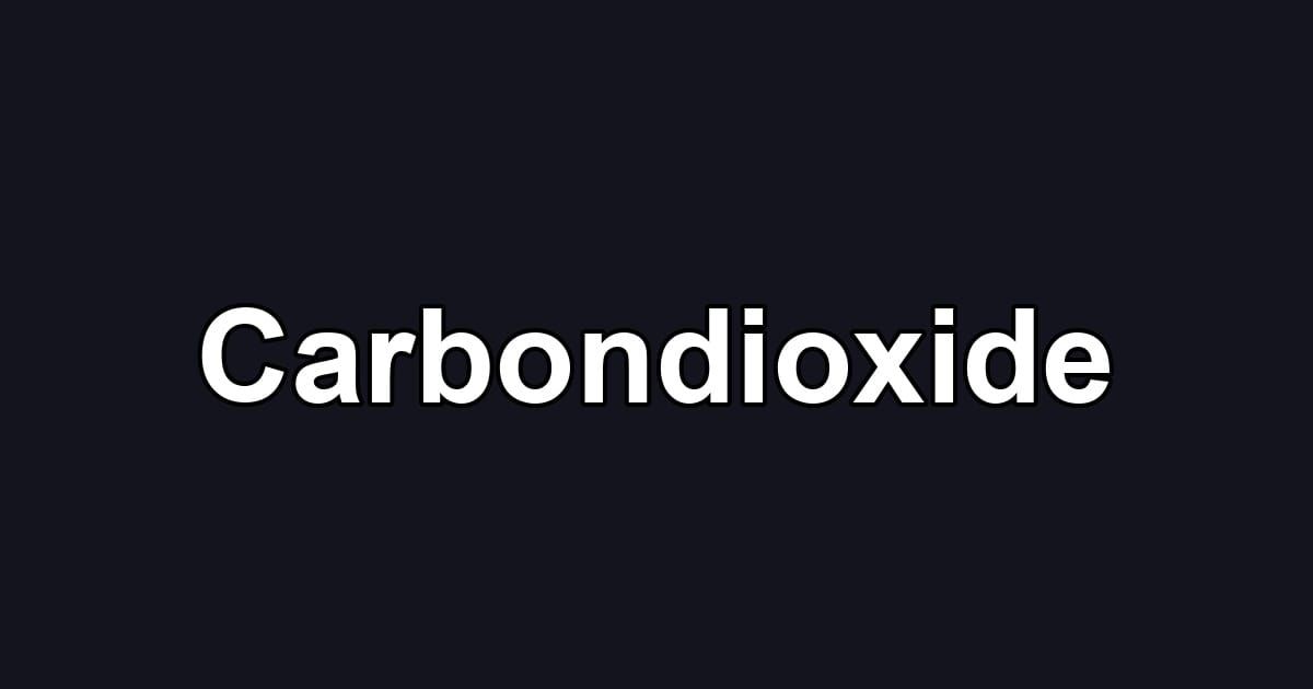 Carbondioxide