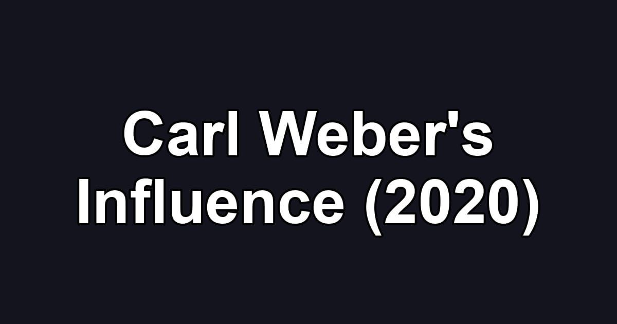 Carl Weber's Influence (2020)