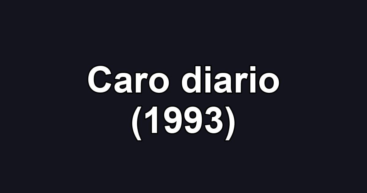 Caro diario (1993)