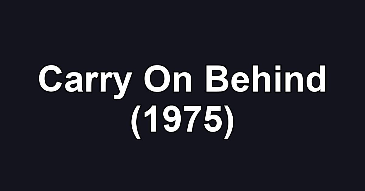 Carry On Behind (1975)