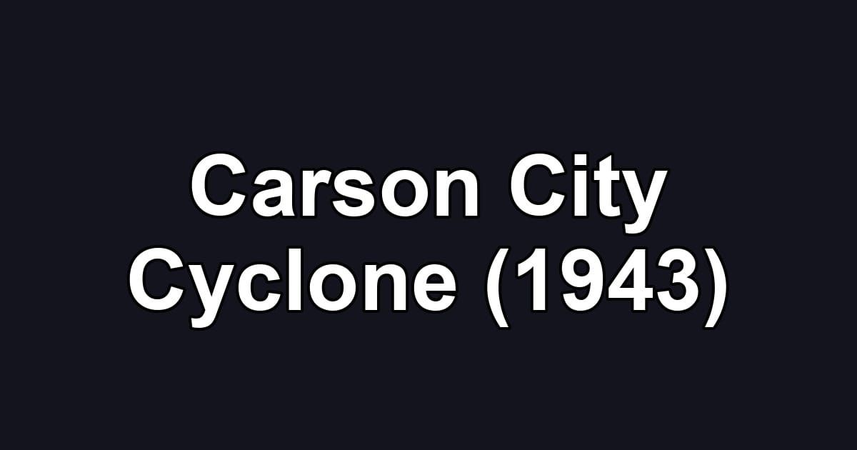 Carson City Cyclone (1943)