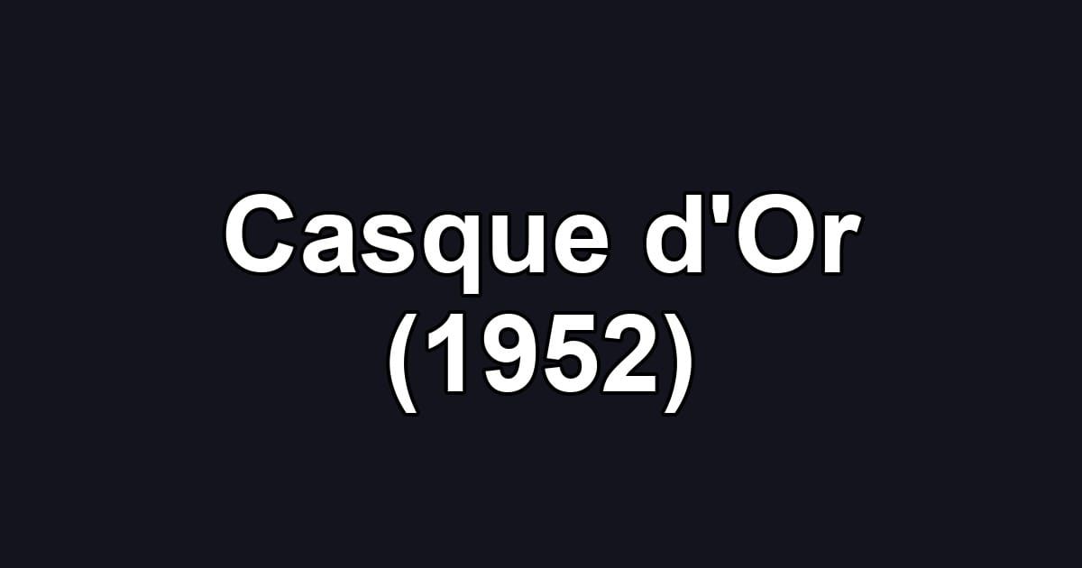 Casque d'Or (1952)