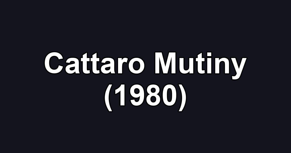 Cattaro Mutiny (1980)