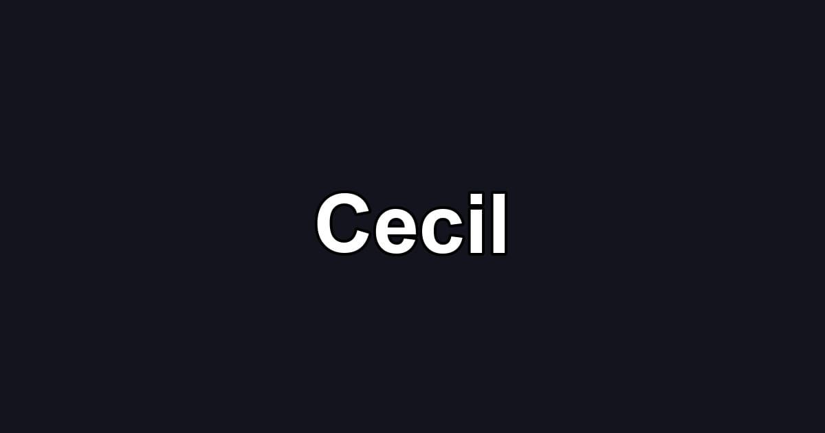 Cecil