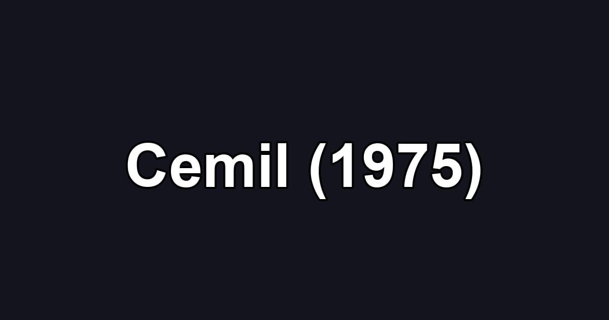 Cemil (1975)