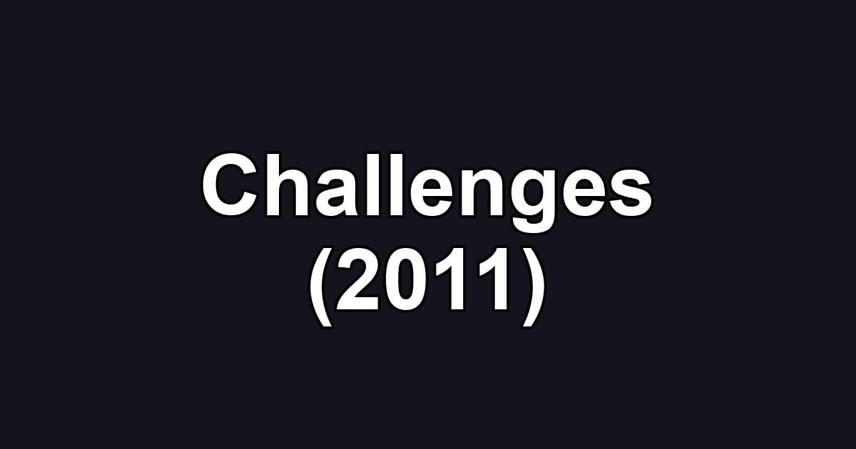Challenges (2011)