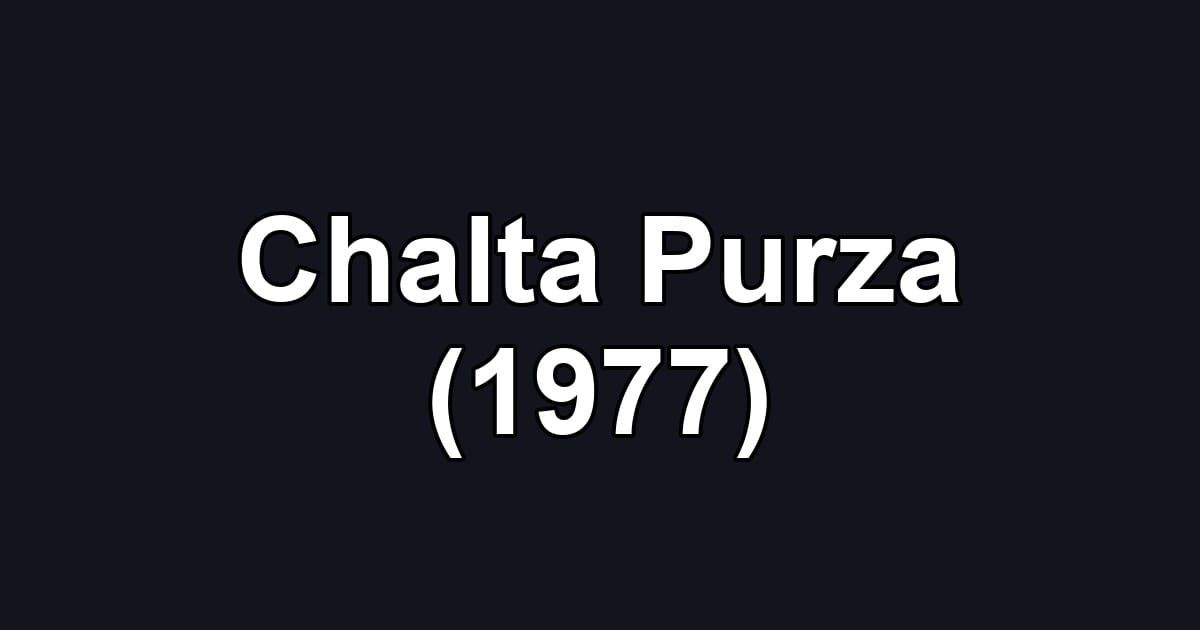 Chalta Purza (1977)