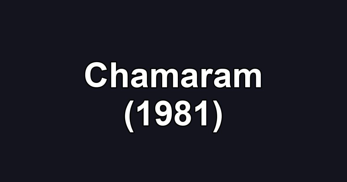 Chamaram (1981)