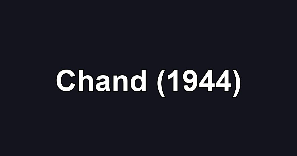 Chand (1944)