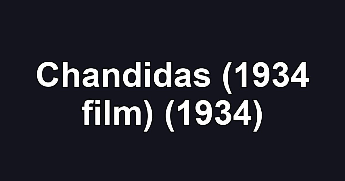 Chandidas (1934 film) (1934)