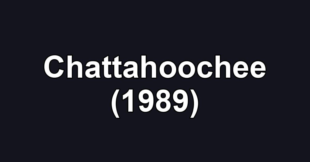 Chattahoochee (1989)