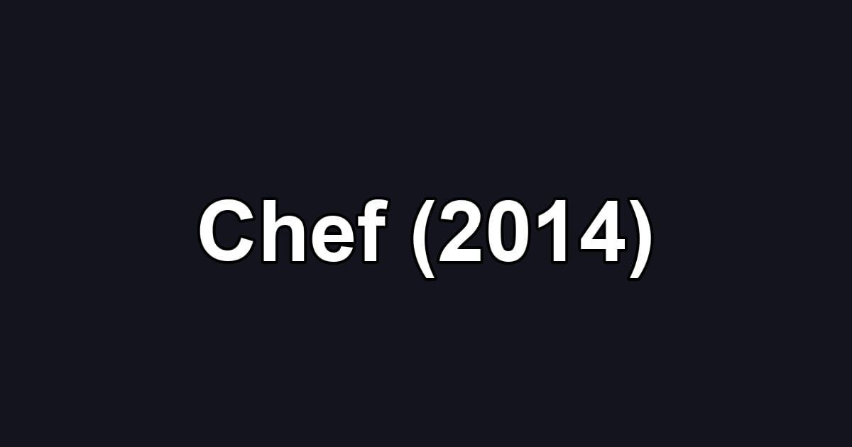 Chef (2014)