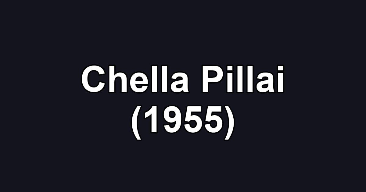 Chella Pillai (1955)