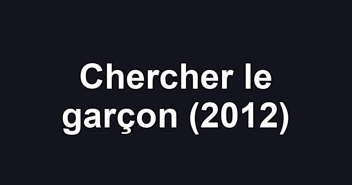 Chercher le garçon (2012)