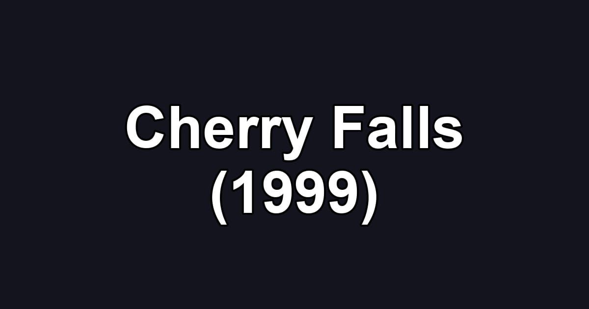Cherry Falls (1999)
