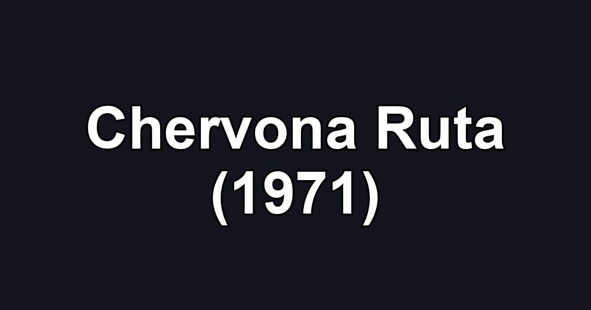 Chervona Ruta (1971)