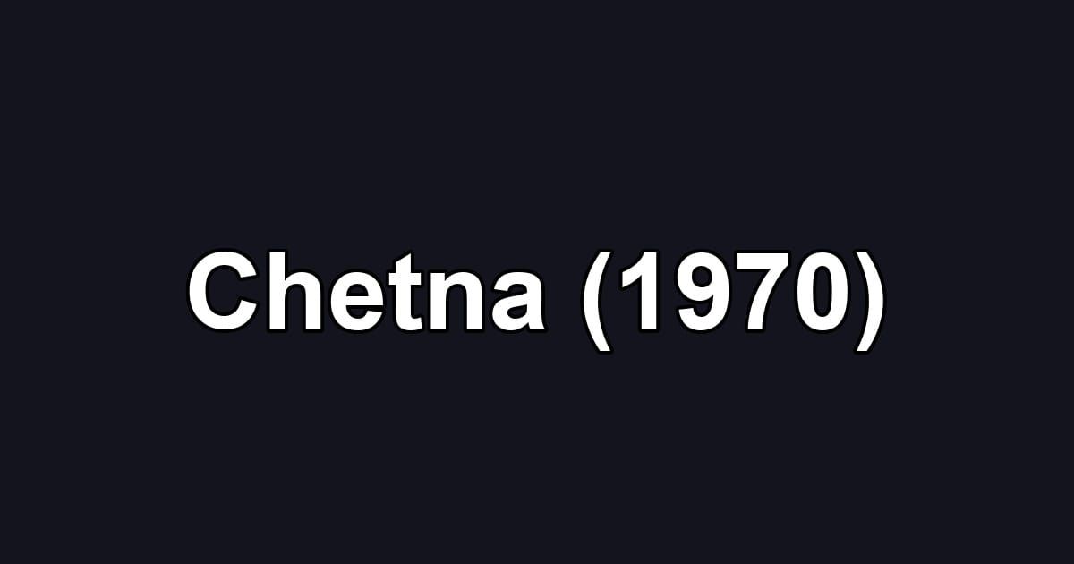 Chetna (1970)