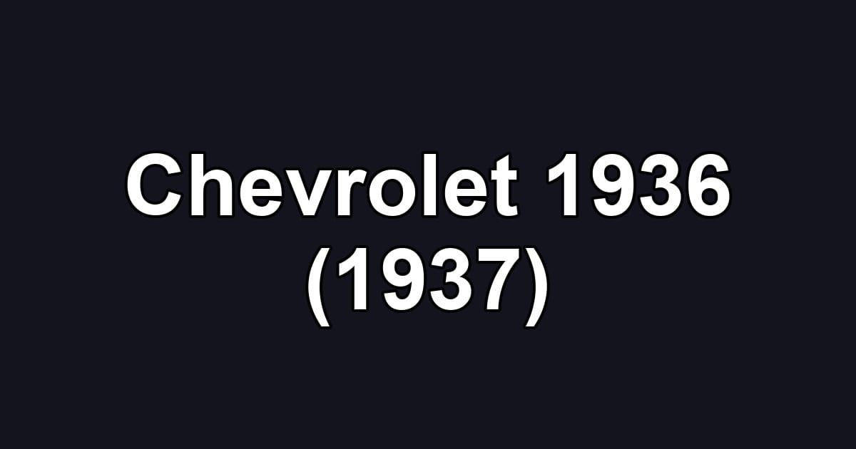 Chevrolet 1936 (1937)