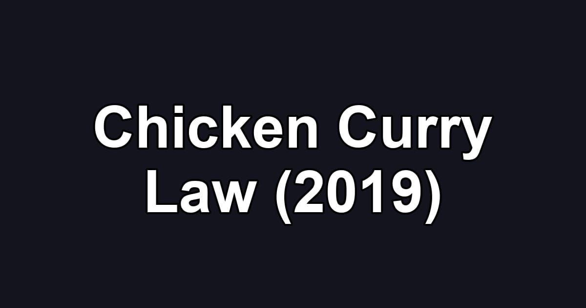 Chicken Curry Law (2019)