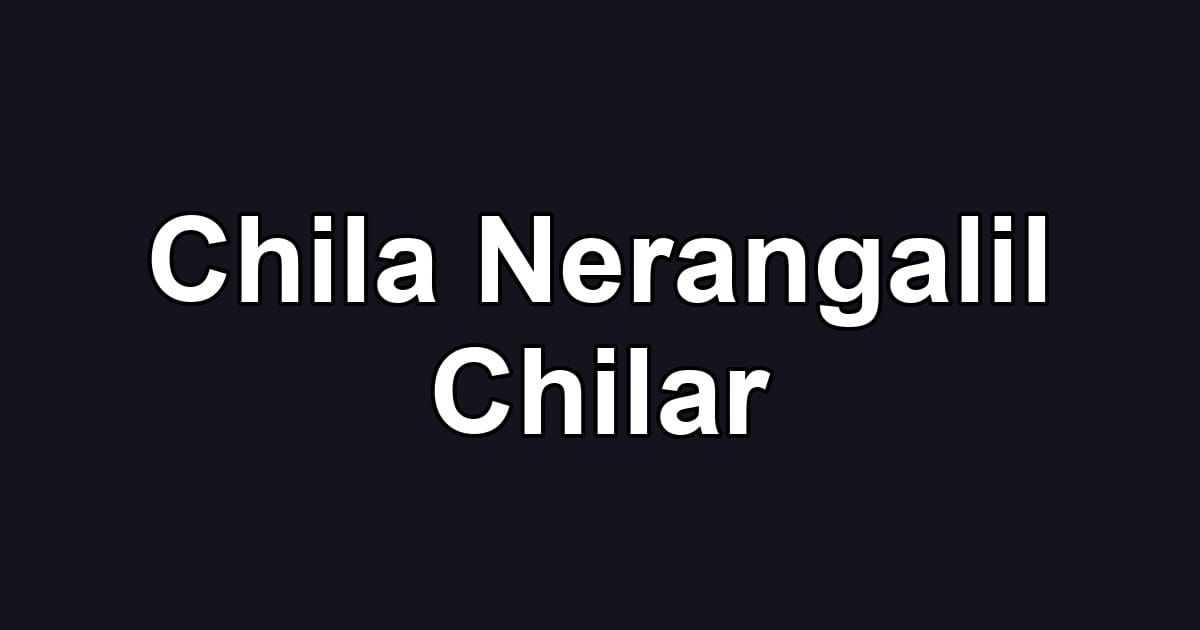 Chila Nerangalil Chilar