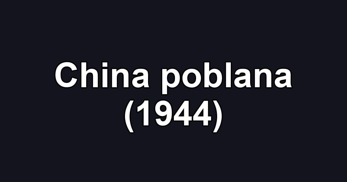 China poblana (1944)