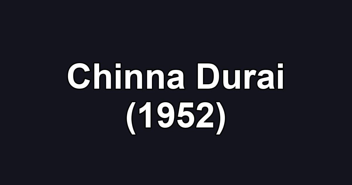 Chinna Durai (1952)