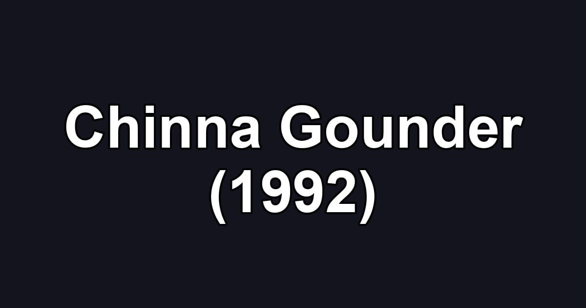 Chinna Gounder (1992)