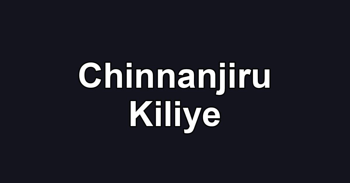 Chinnanjiru Kiliye