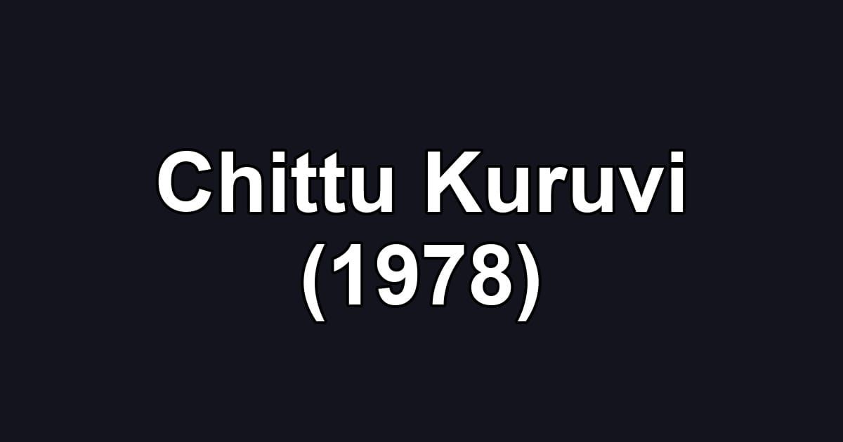 Chittu Kuruvi (1978)