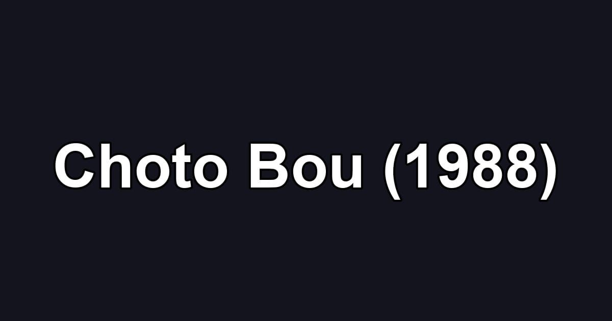 Choto Bou (1988)