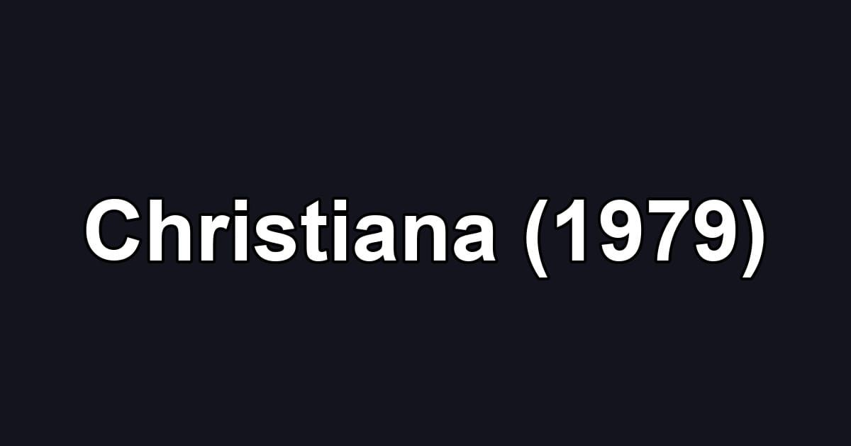 Christiana (1979)