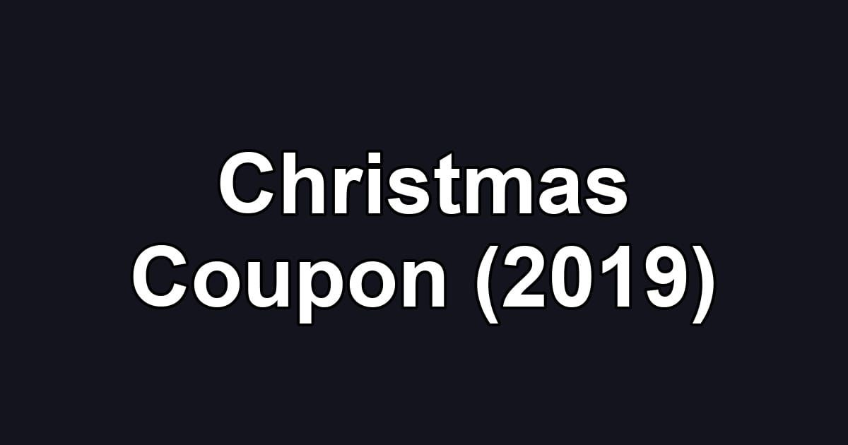 Christmas Coupon (2019)