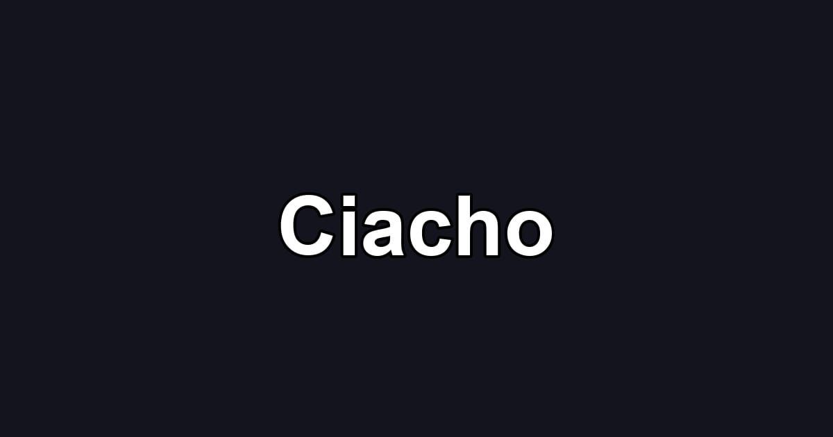 Ciacho