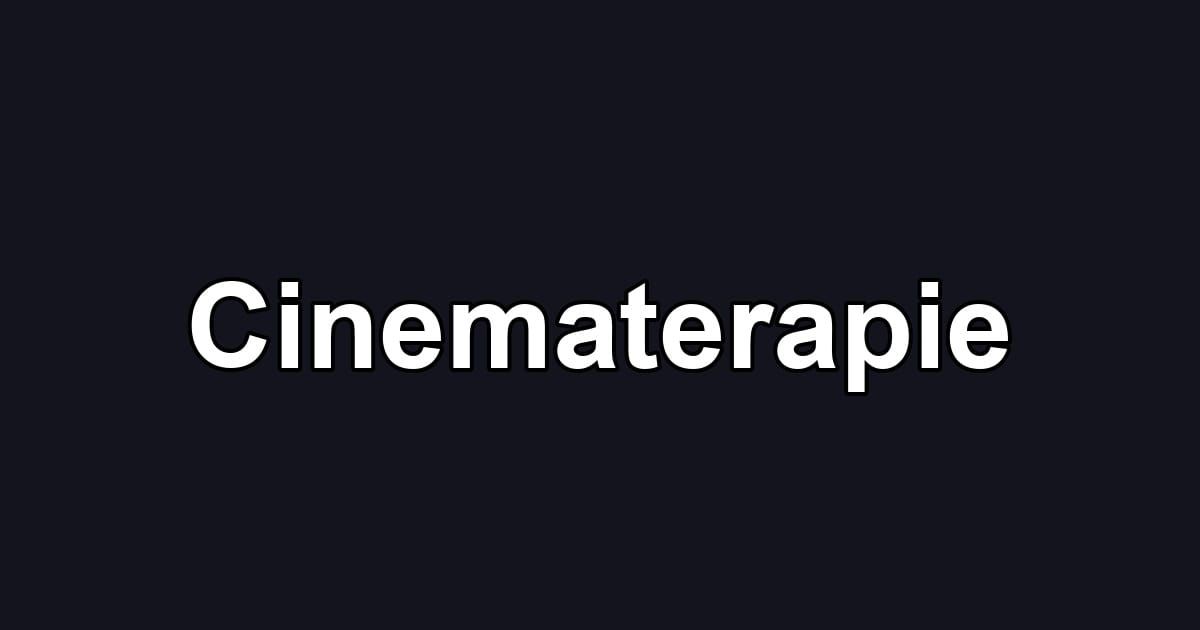 Cinematerapie