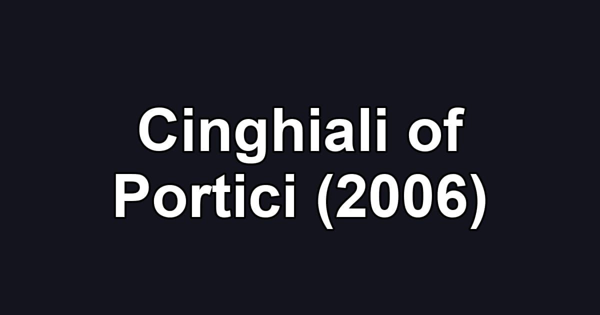 Cinghiali of Portici (2006)