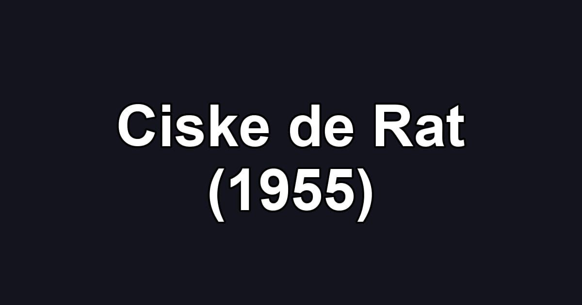Ciske de Rat (1955)