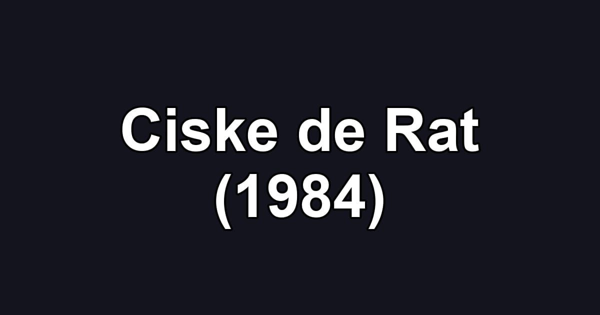 Ciske de Rat (1984)