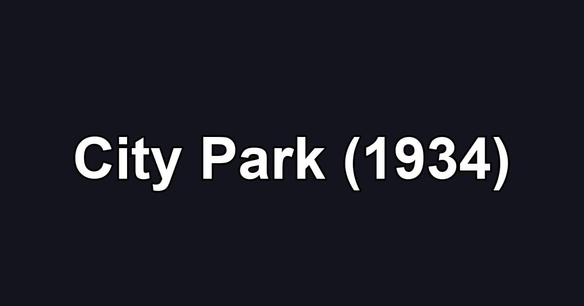 City Park (1934)