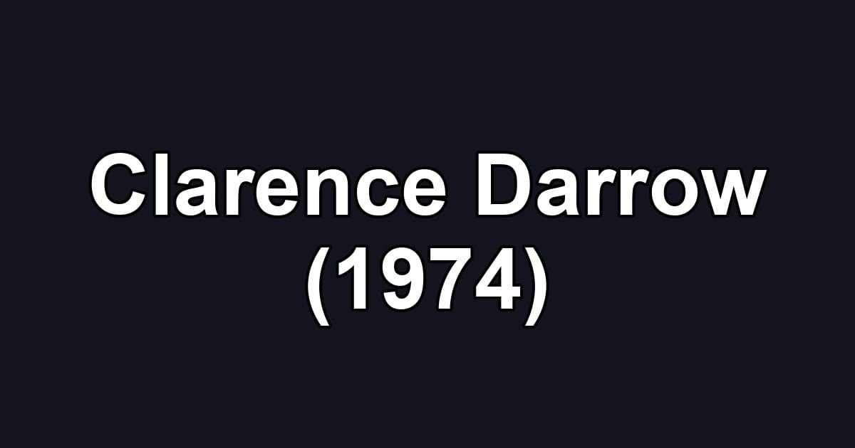 Clarence Darrow (1974)