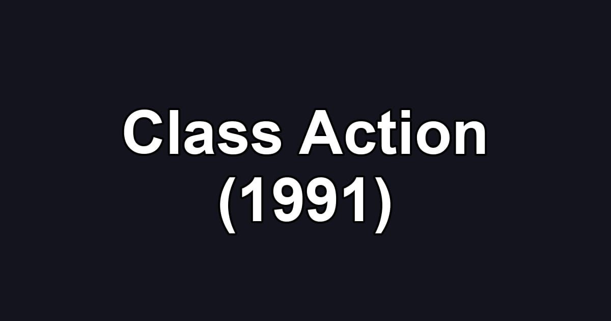 Class Action (1991)