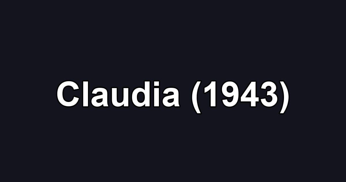 Claudia (1943)