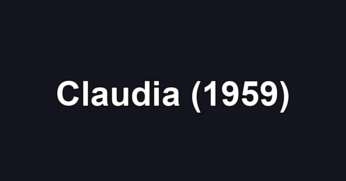 Claudia (1959)