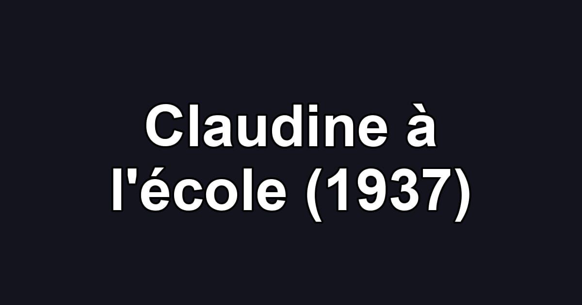 Claudine à l'école (1937)