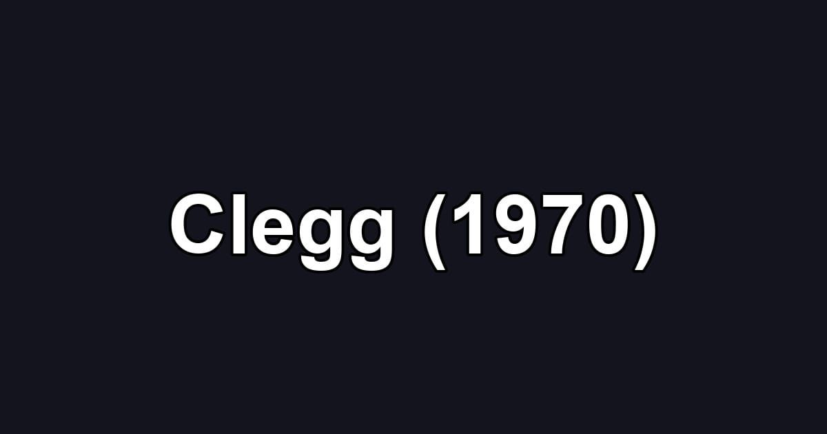 Clegg (1970)