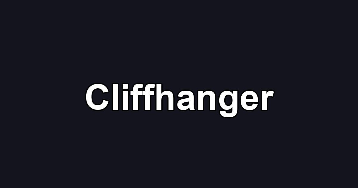 Cliffhanger