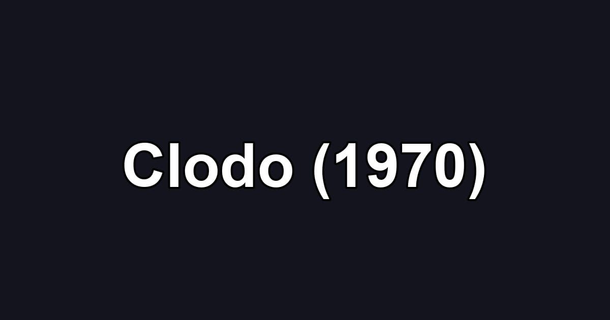 Clodo (1970)