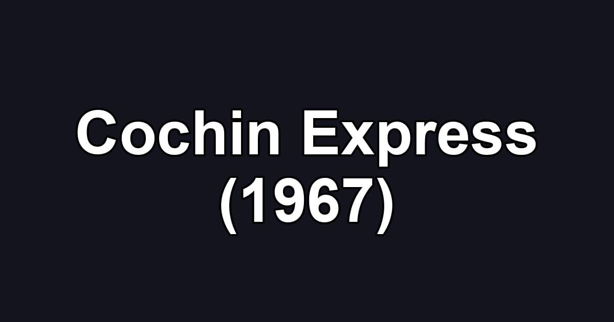 Cochin Express (1967)