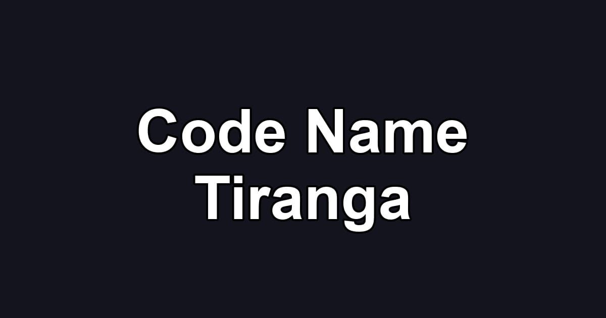Code Name Tiranga