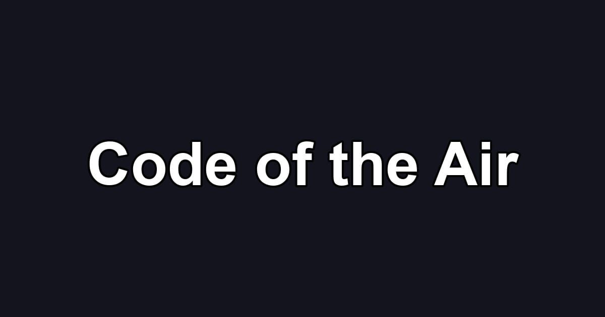 Code of the Air